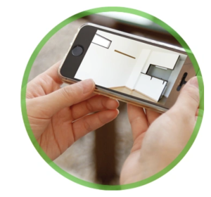 内見できない場合の対策として行うオンライン内見の様子