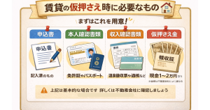 賃貸の仮押さえ時に必要なもの